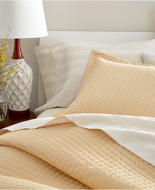 Charter Club Cotton 3Pc Quilted King Coverlet, Created for Macy's & Reviews Quilts