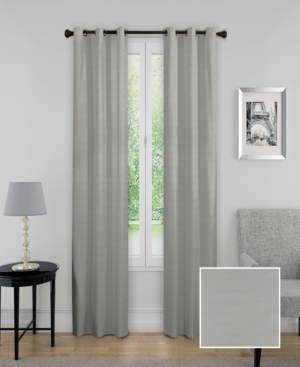 Eclipse Nikki Thermaback Blackout Panel, 40" X 84" In Grey