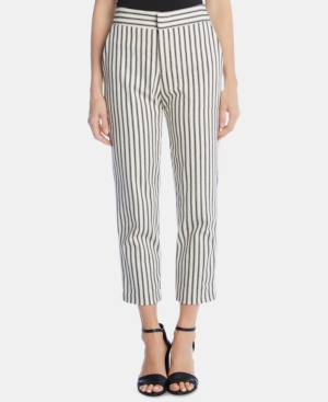 Karen Kane Striped Cropped Pants In Stripe