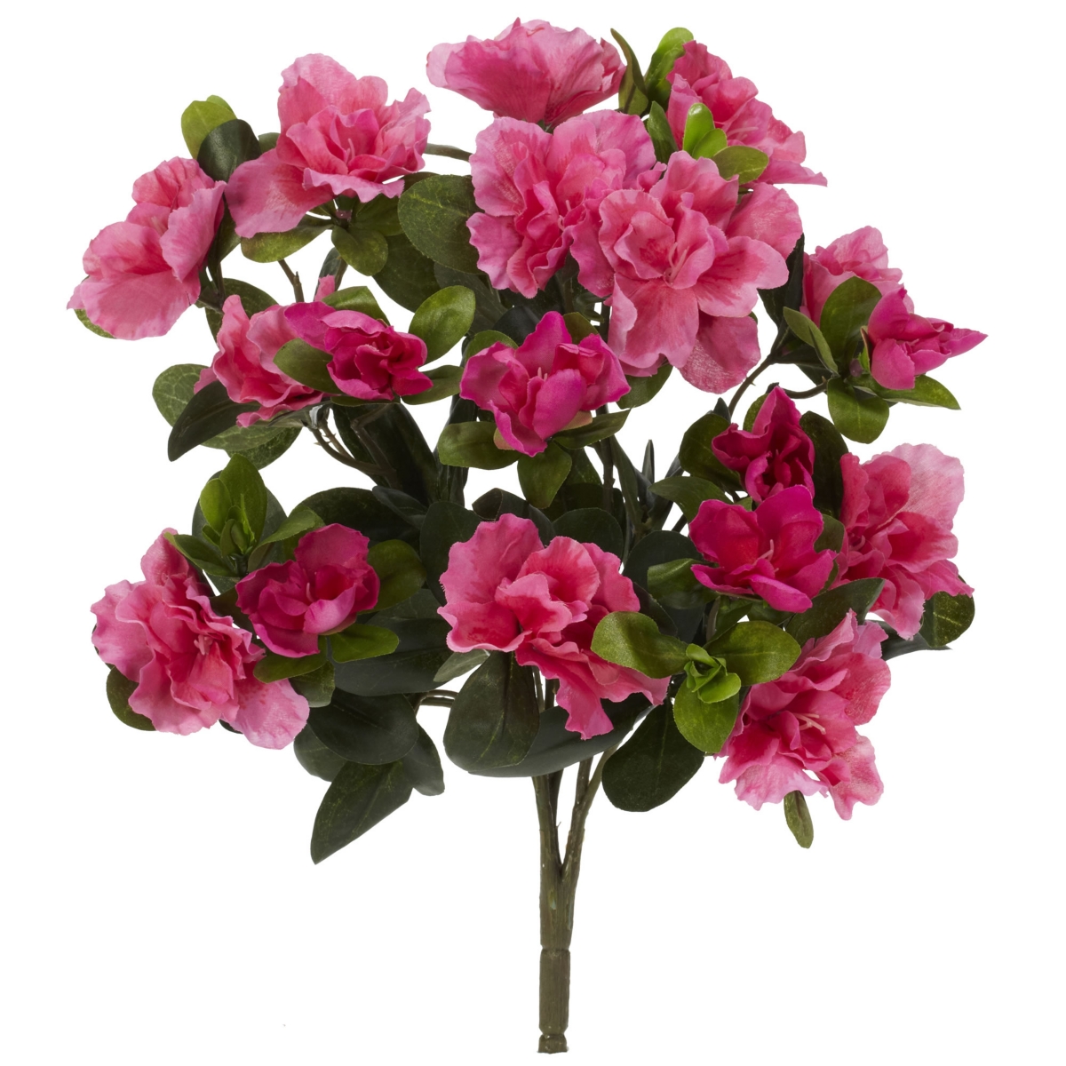 13" Azalea Artificial Plant, Set of 4 - Pink