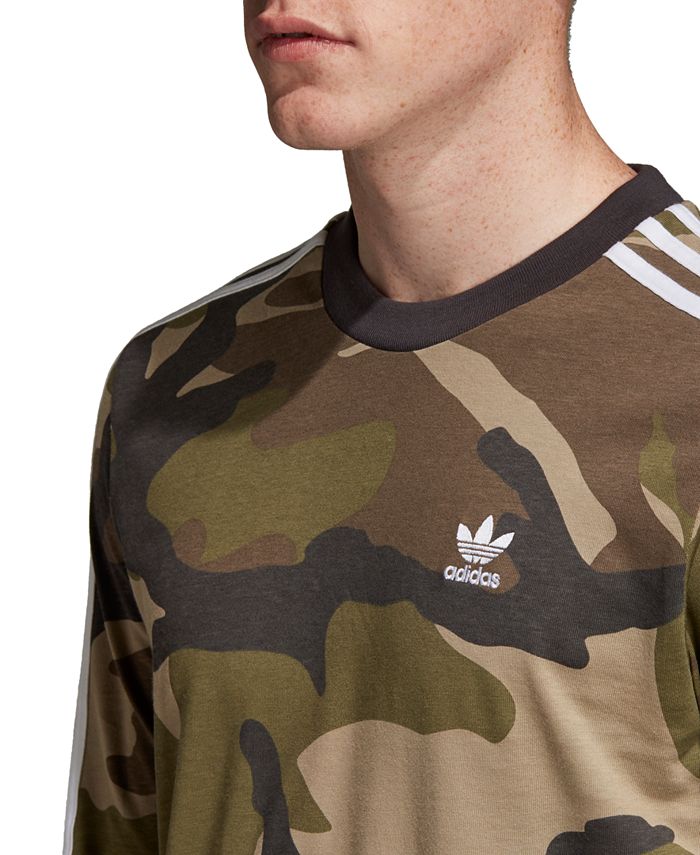 adidas adidas Men's Originals Camo Long-Sleeve T-Shirt - Macy's