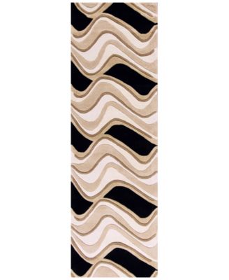 Eternity Waves 2'3" x 7'6" Runner Area Rug