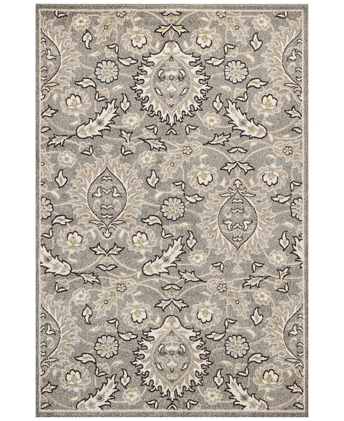 Kas - Lucia Artisan 2750 Grey 6'7" x 9'6" Indoor/Outdoor Area Rug