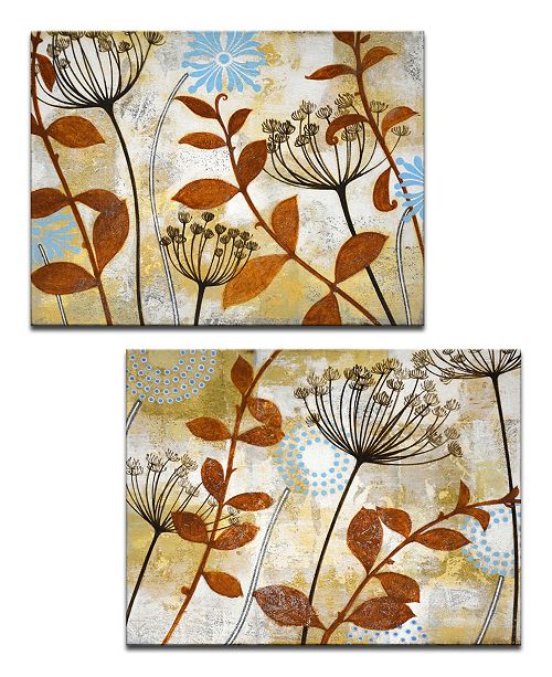 Ready2hangart Meadow Breeze I Ii 2 Piece Botanical Canvas Wall Art Set Reviews Wall Art Macy S