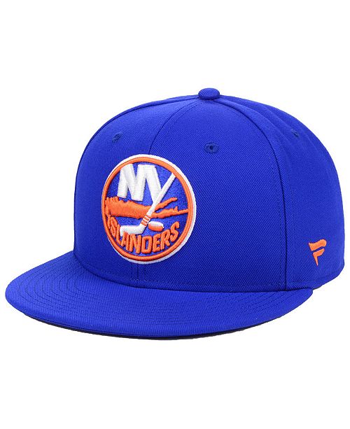 Authentic NHL Headwear New York Islanders Basic Fan Fitted Cap ...
