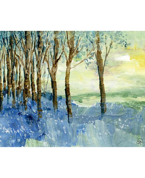 Kathy Ireland April Muse Wintery Abstract Landscape 16 X 20