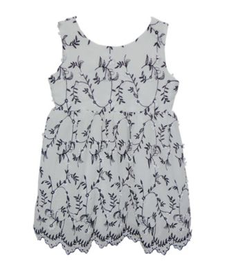 macy's black dress with flowers