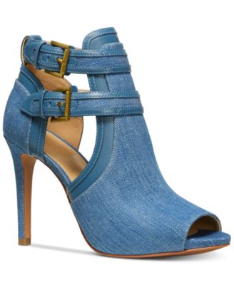 michael kors blue boots