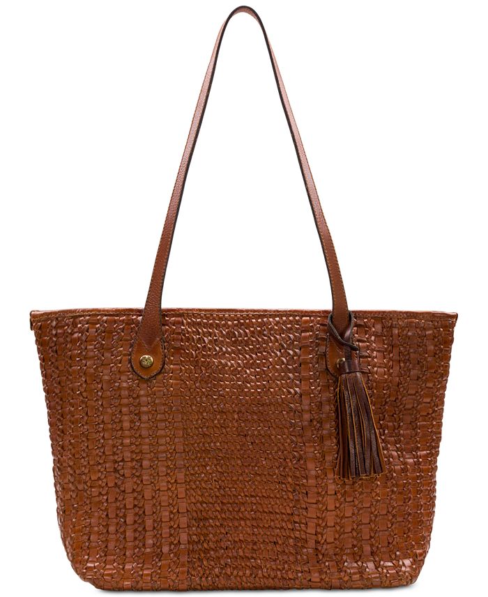 Patricia Nash Twisted Woven Leather Viotti Tote - Macy's