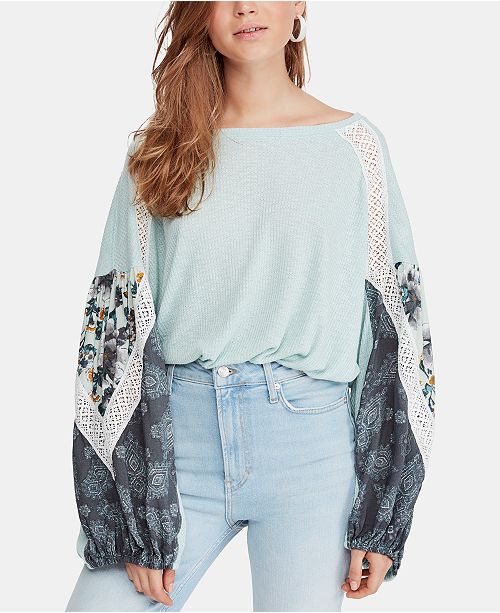 Free People Casual Clash Top Reviews Tops Juniors Macy S