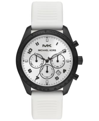 michael kors silicone watch white