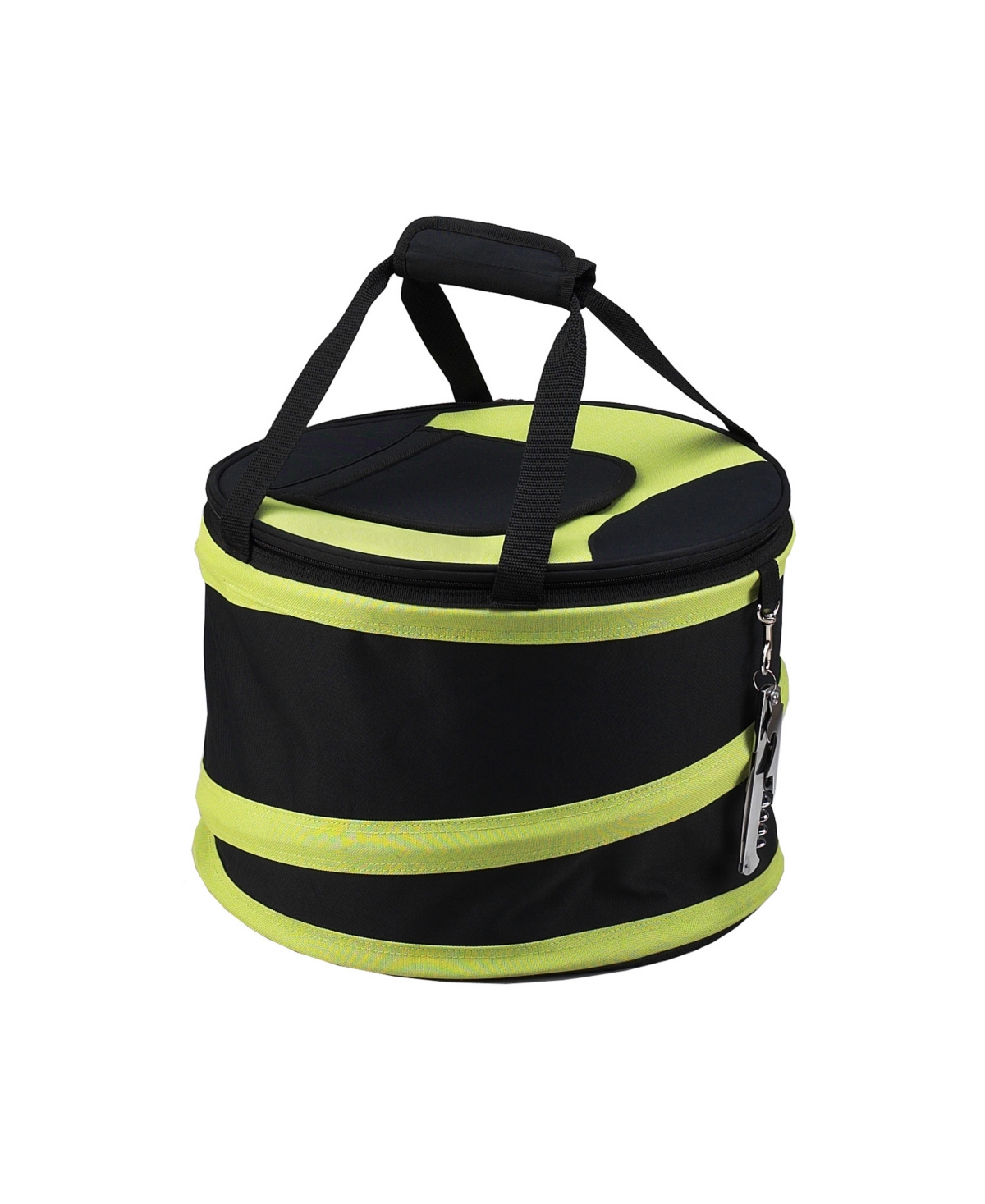 Picnic at Ascot 24 Can Collapsible Cooler with Clip-on Corkscrew - Leak Proof