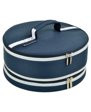 Picnic At Ascot Pie, Cake, Salad Carrier 12" Diameter In Navy