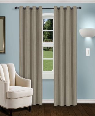 Linen Room Darkening Grommet 2-Panel Curtain Set, 52" x 96"