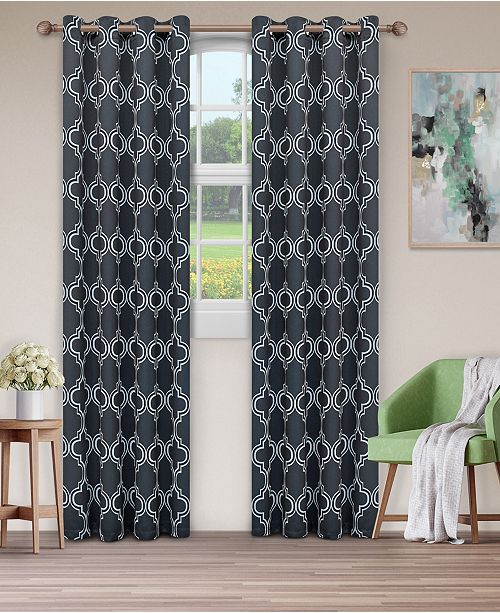 Superior Soft Quality Woven Bohemian Trellis Blackout Thermal
