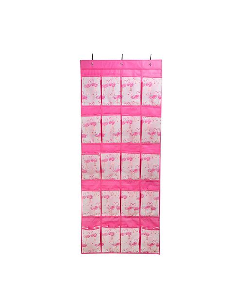 Laura Ashley Kids Over The Door 16 Pocket Shoe Organizer In Pretty