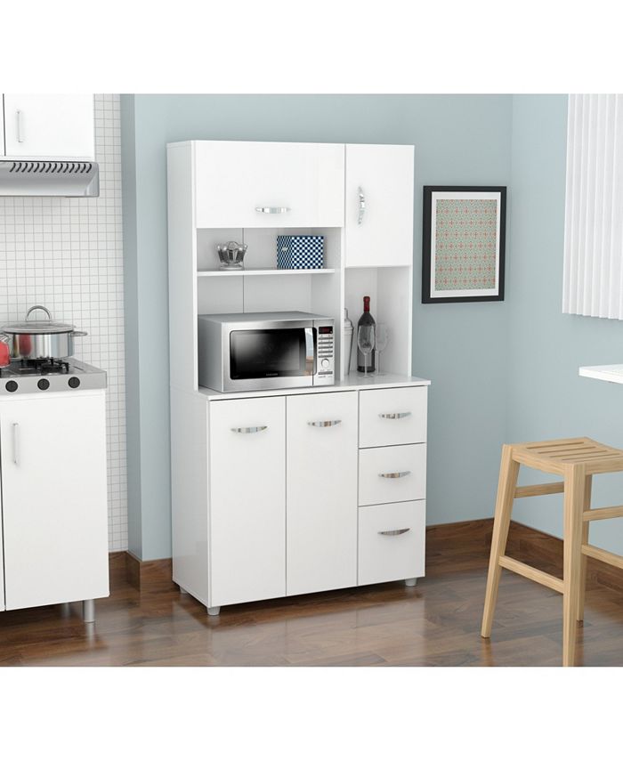 Inval America Microwave Storage Cabinet - Macy's