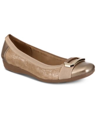 anne klein uplift buckle flats