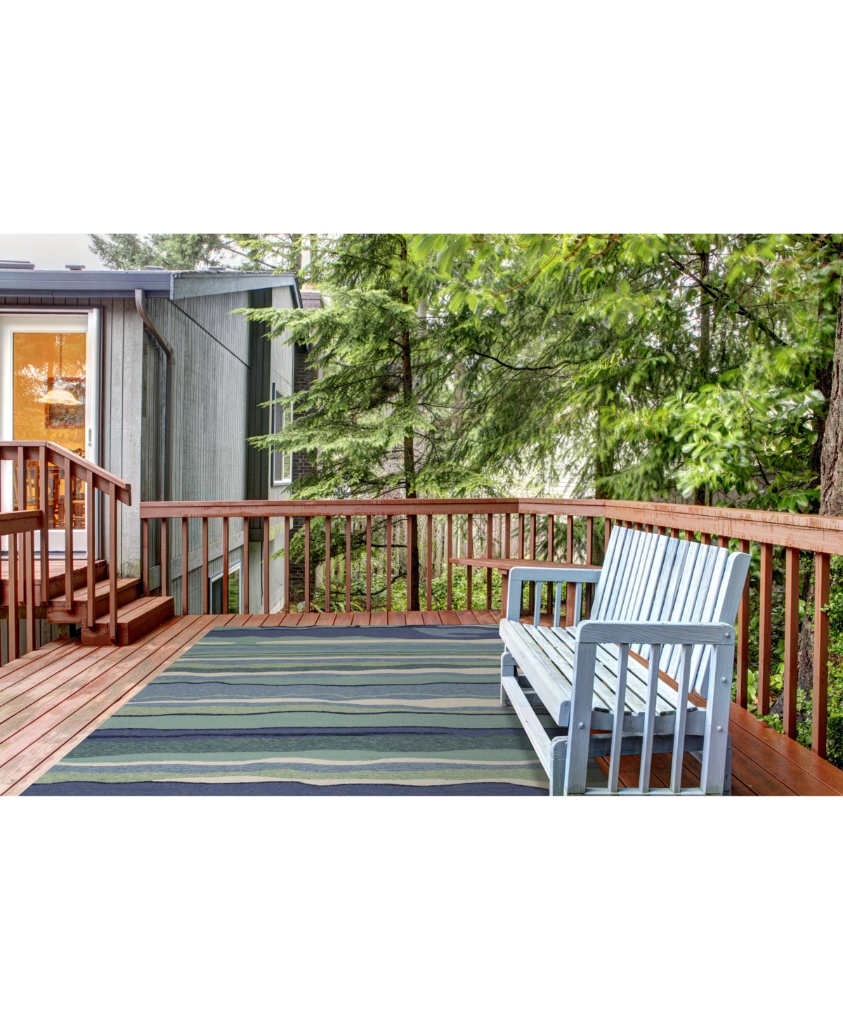 Kas Harbor Lagoon 4216 Ocean Indoor/Outdoor Area Rug - 4216 Ocean
