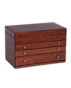 Mele & Co . Brigitte Wooden Jewelry Box In Brown