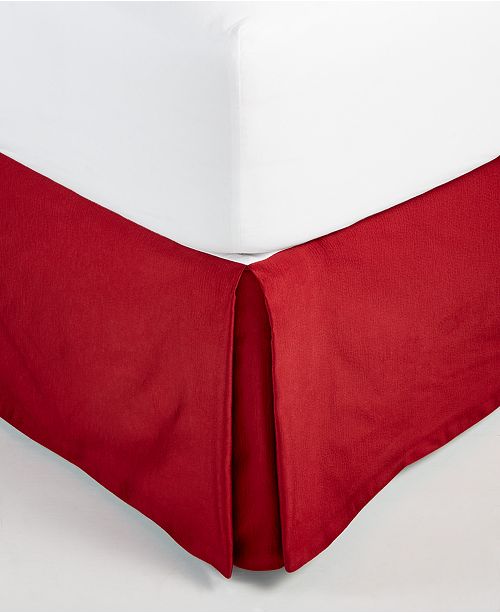 Hotel Collection Closeout Red Luxe Border King Bedskirt Created For Macy S Reviews Bedding Collections Bed Bath Macy S