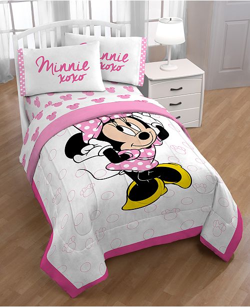 Disney Minnie Mouse Xoxo Twin 4 Pc Bed In A Bag Reviews
