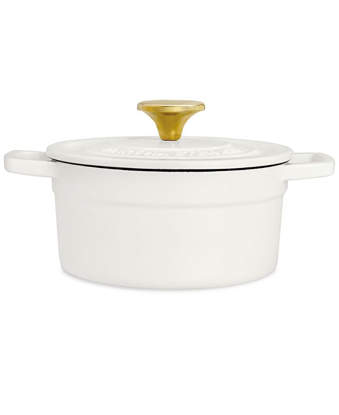 Martha Stewart Collection - Cast Iron Enameled 2-Qt. Round Covered Dutch Oven