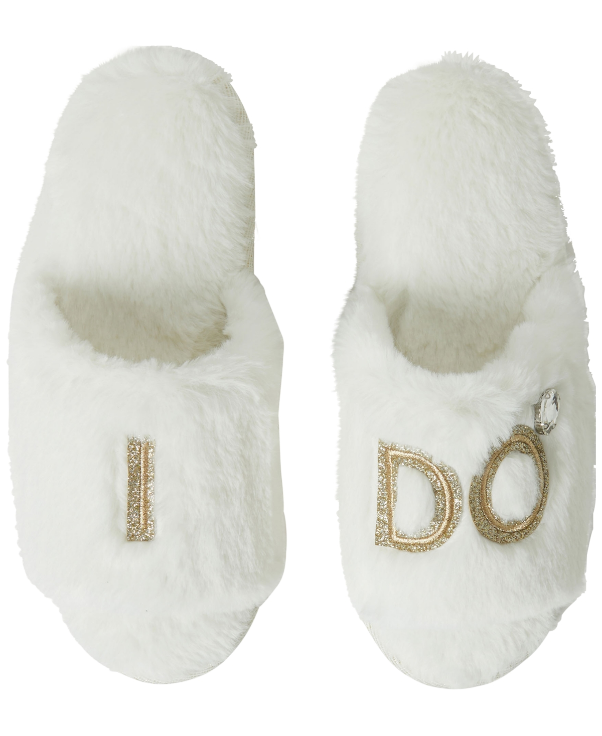 Bride and Bridesmaids Slide Slippers, Online Only - Frosted Plum