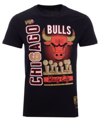 bulls 6 rings shirt