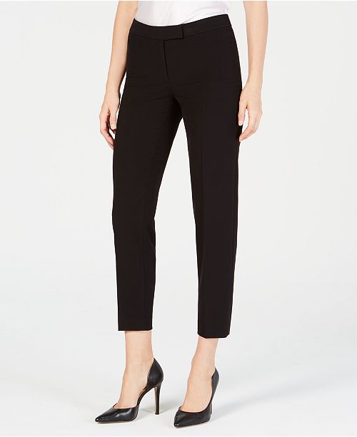 Anne Klein Bi Stretch Slim Straight Leg Dress Pants Created For