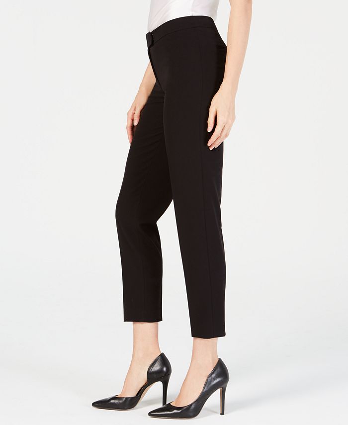 Anne Klein Straight-Leg Bowie Pants, Created for Macy's - Macy's