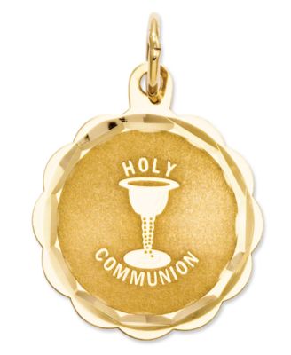 gold communion necklace