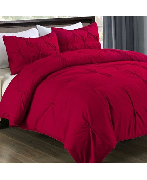 Lotus Home Pintuck Comforter Mini Set With Water And Stain