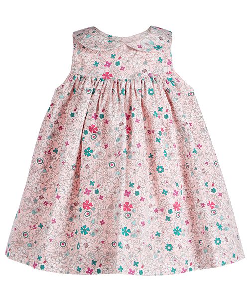 First Impressions Baby Girls FloralPrint Dress, Created for Macy's