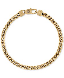 Esquire Men's Chain Bracelet in Gold-Tone Ion-Plated Stainless Steel