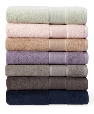 Sanders Solid Antimicrobial Cotton Bath Towels