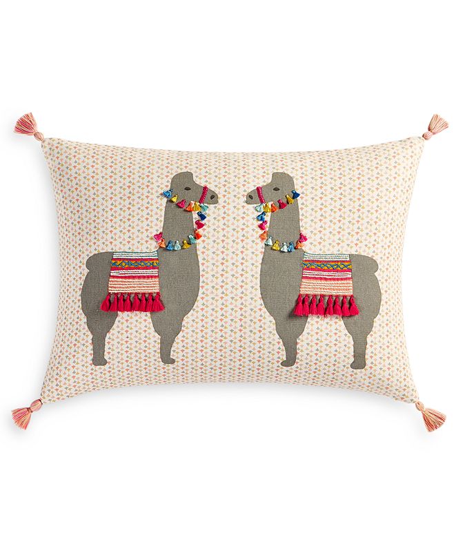 llama decorative pillow