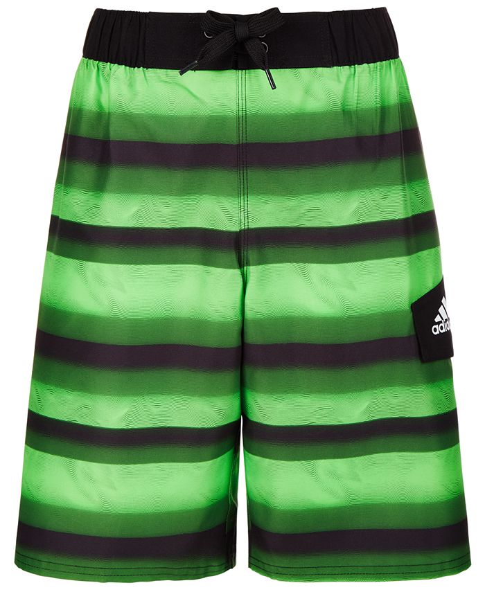 adidas Big Boys Tech Stripe Volley Swimsuit & Reviews - Swimwear - Kids ...