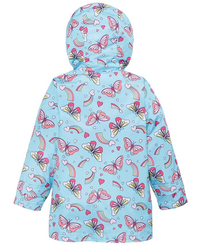 Carter's Toddler & Little Girls Hooded ButterflyPrint Rain Jacket Macy's