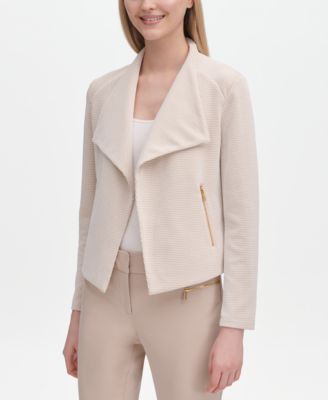 Calvin Klein - Jacquard Open-Front Jacket