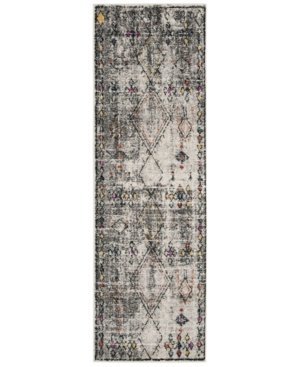 Safavieh Adirondack Light Grey and Fuchsia 2'6