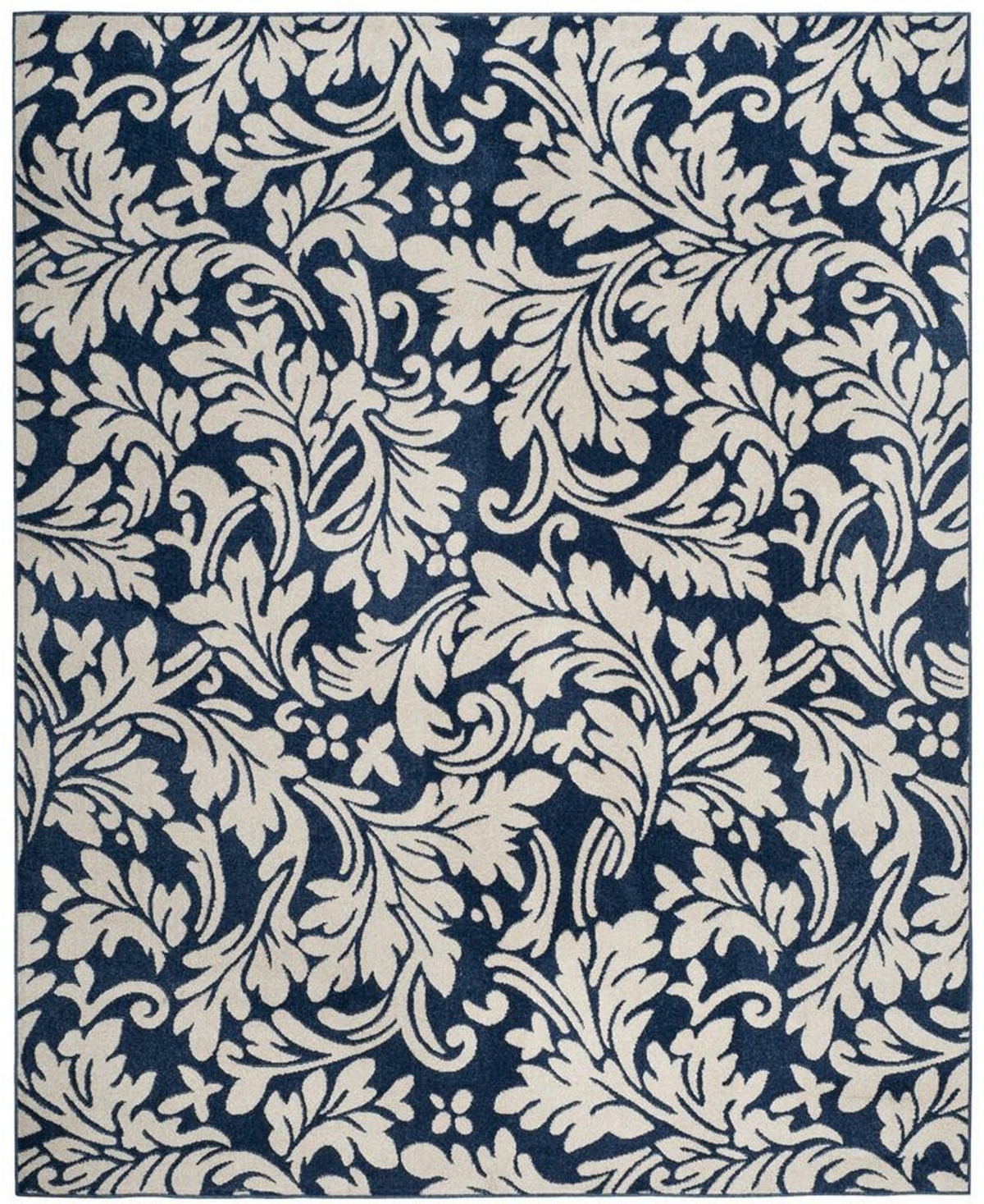 Safavieh Amherst Navy and Ivory 8' x 10' Area Rug - Navy