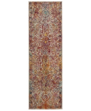 Safavieh Crystal Light Blue and Orange 2'2