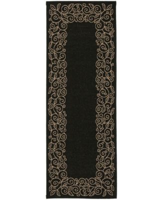 Safavieh Courtyard CY5139 Black and Beige 2'3