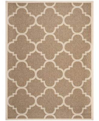 Courtyard CY6243 Brown 8' x 11' Sisal Weave Outdoor Area Rug