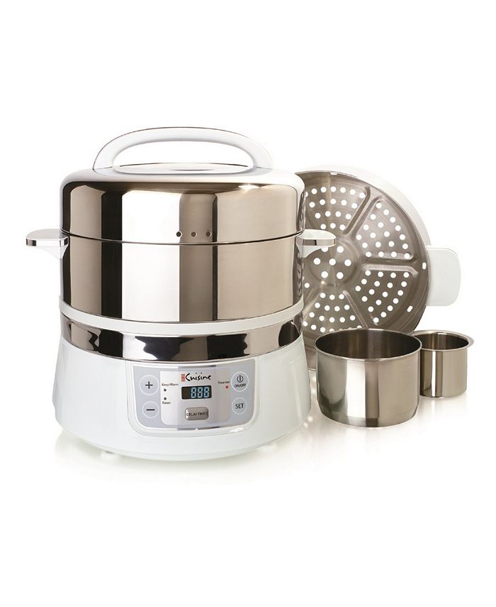 EuroCuisine Euro Cuisine FS2500 Stainless Steel Electric Food Steamer