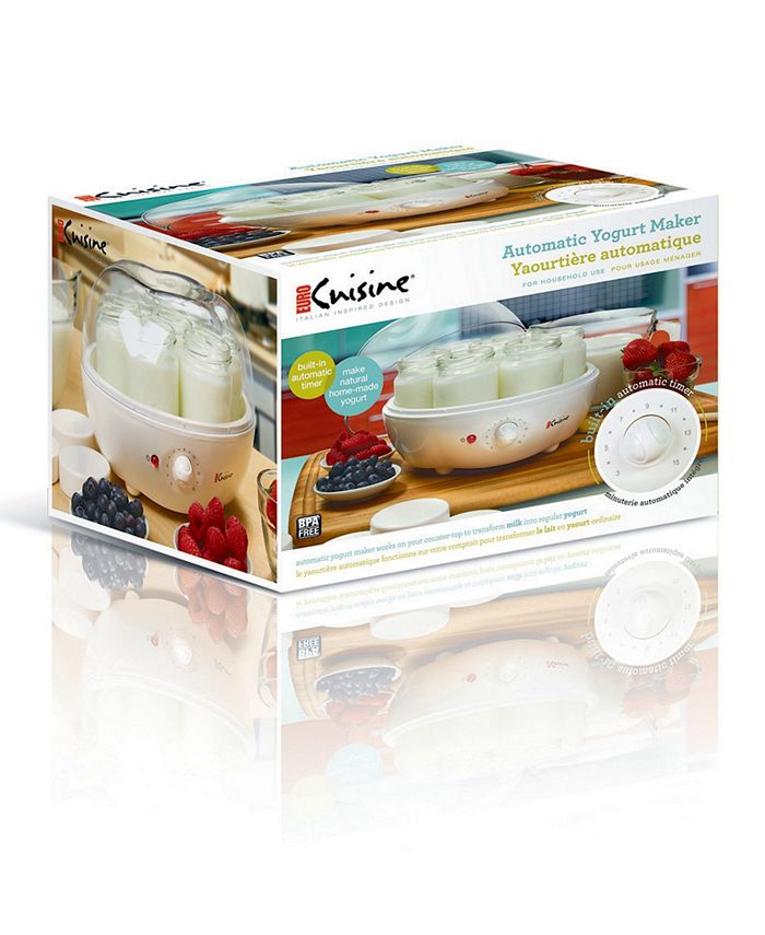 EuroCuisine Euro Cuisine YM100 Automatic Yogurt Maker With 7 Glass