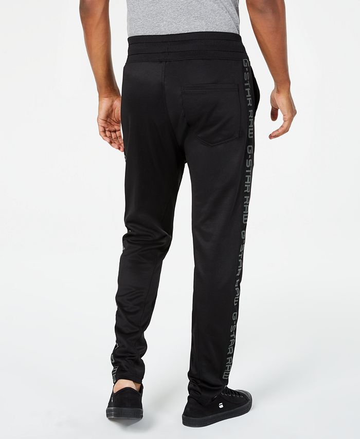 G-Star Raw Men's Satur Slim-Tapered Fit Logo-Taped Joggers, Created for ...