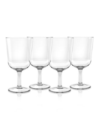 Abode Homewares - Simple Clear Wine Glass - S/4