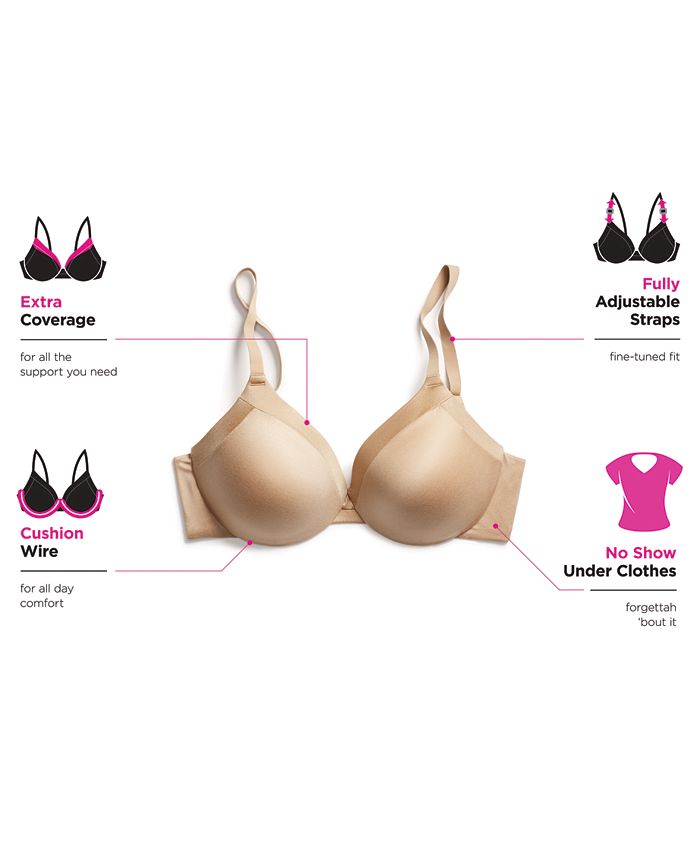 Maidenform Comfort Devotion Extra Coverage Shaping Underwire Bra 9436 Macys 1558